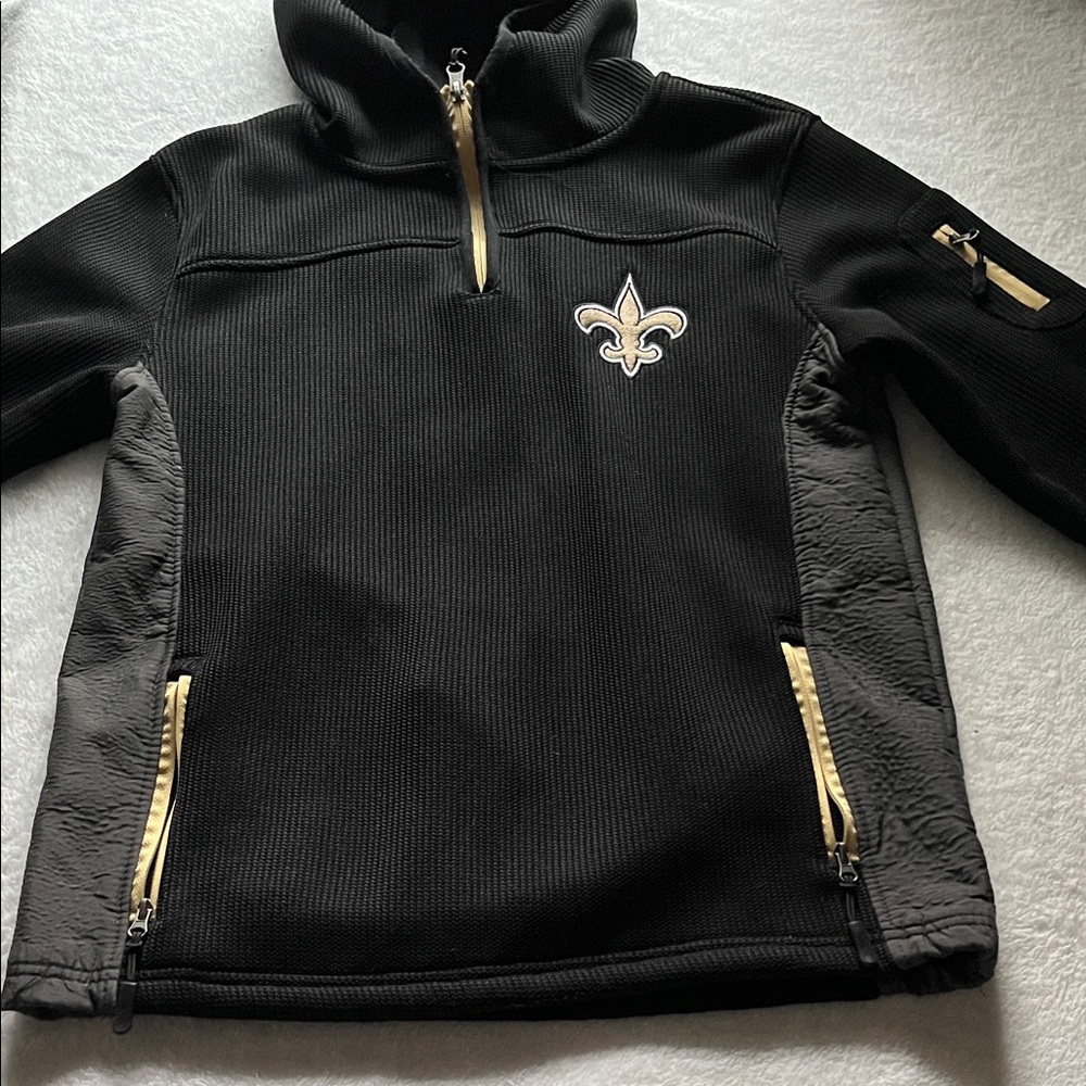 NFL Kids Black and Gray Jacket with Fleur-de-lis
